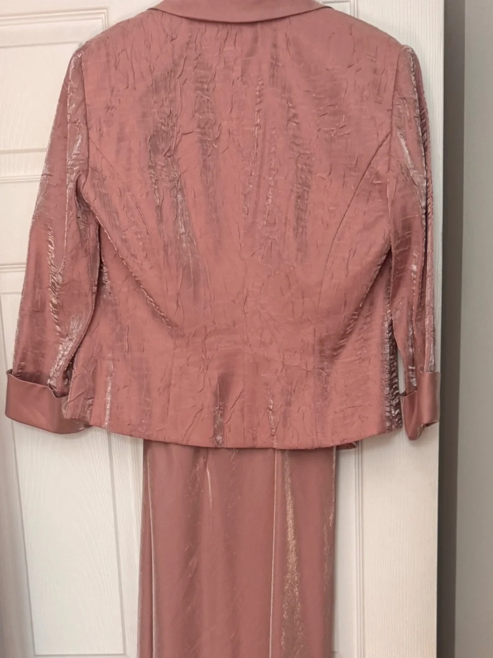 Alex Evenings Size 6 Dusty Rose Formal Gown & Jacket 2 Piece
